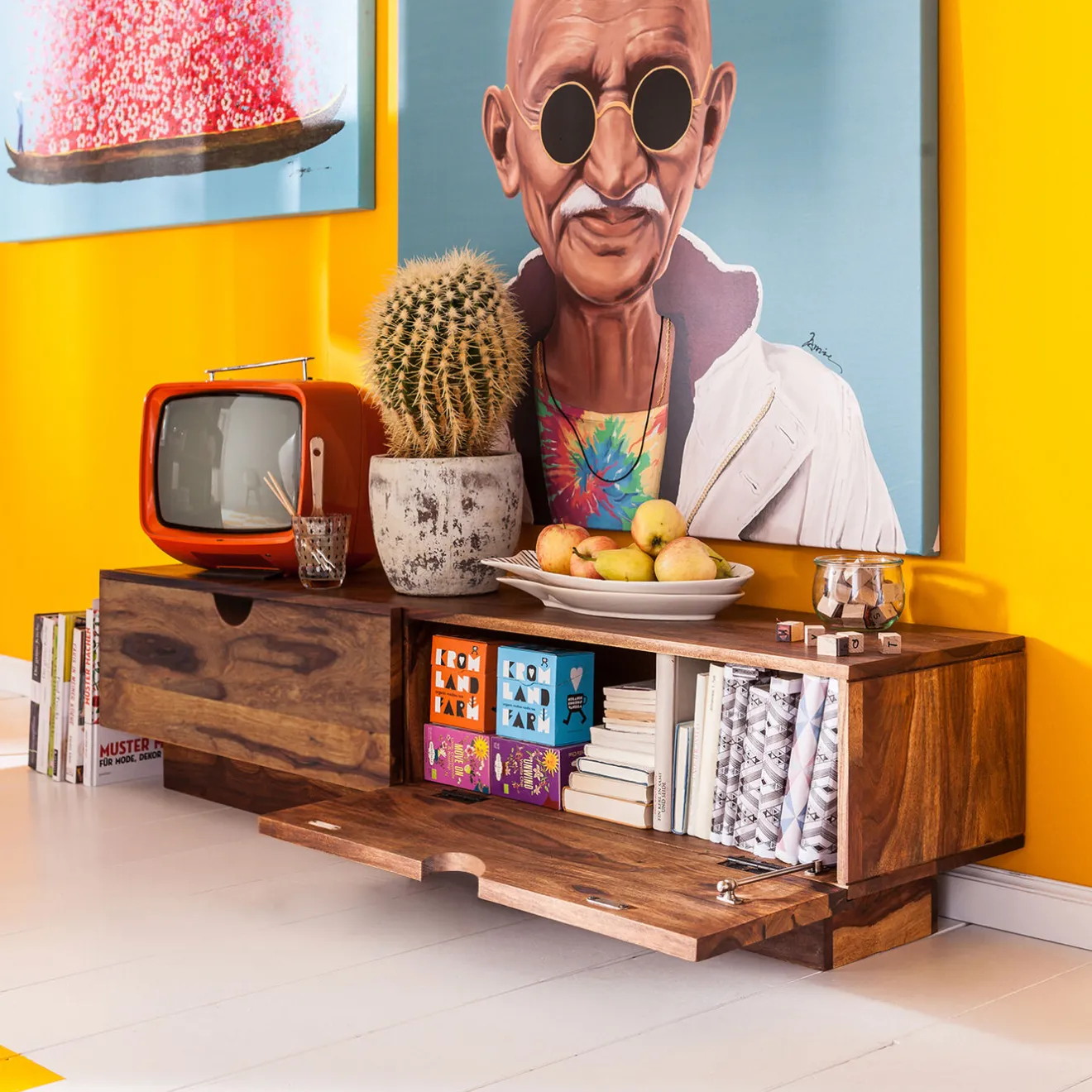 KARE Design Buffets Bas|Meuble Tv Authentico