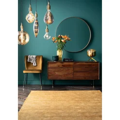 KARE Design Miroirs Muraux|Miroir Curve Rond Laiton O100Cm