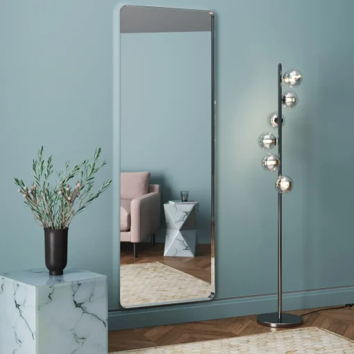 KARE Design Miroirs Muraux|Miroir Curvy Look Chrome 70X200Cm