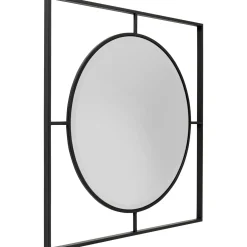 KARE Design Miroirs Muraux|Miroir Mural Stanford Frame Noir Mat O90Cm