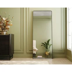 KARE Design Miroirs Muraux|Miroir Ombra Soft Noir 200X80Cm