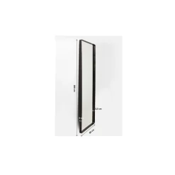 KARE Design Miroirs Muraux|Miroir Ombra Soft Noir 200X80Cm