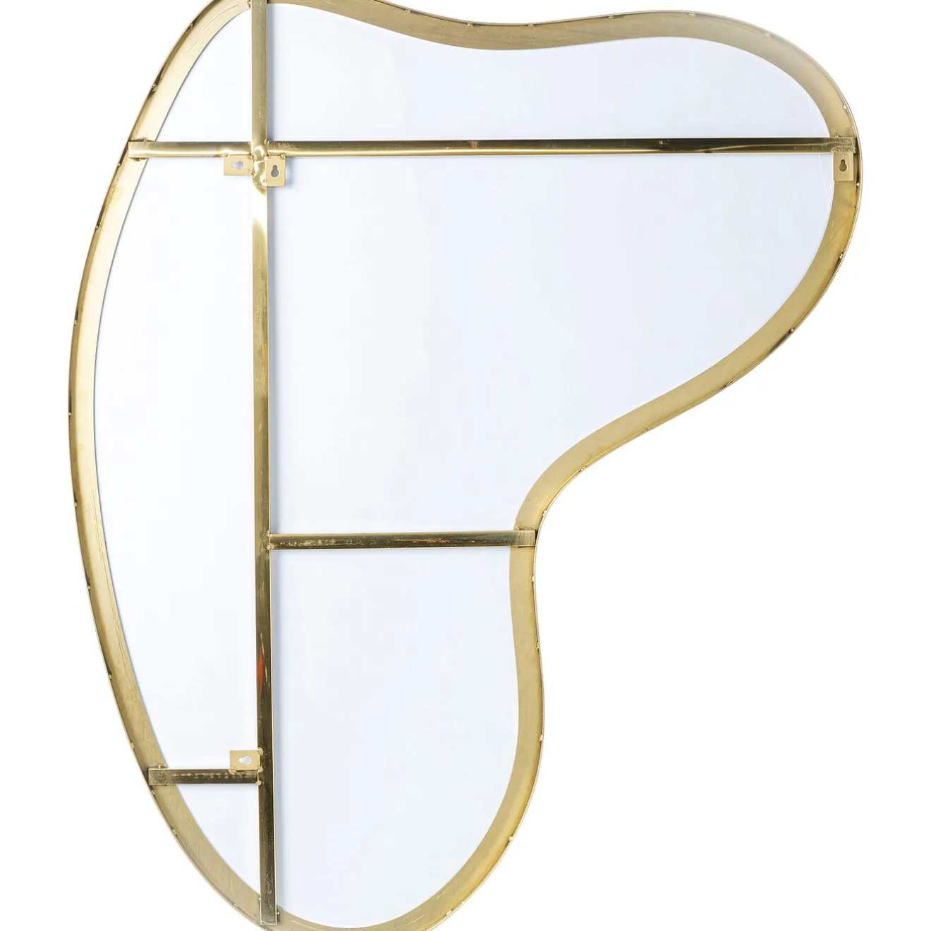 KARE Design Miroirs Muraux|Miroir Shape Laiton 110X120Cm