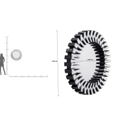 KARE Design Miroirs Muraux|Miroir Sprocket O92Cm