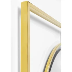 KARE Design Miroirs Muraux|Miroir Stanford Frame Round Gold O90Cm