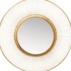 KARE Design Miroirs Muraux|Miroir Sun Storm Gold O93Cm