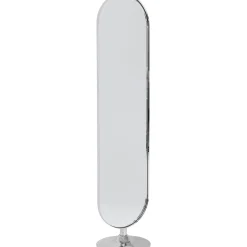 KARE Design Miroirs Sur Pied|Miroir Sur Pied Curvy Acier Poli 40X170Cm