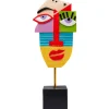 KARE Design Objets Déco|Objet Décoratif Abstract Face Multicolour 52