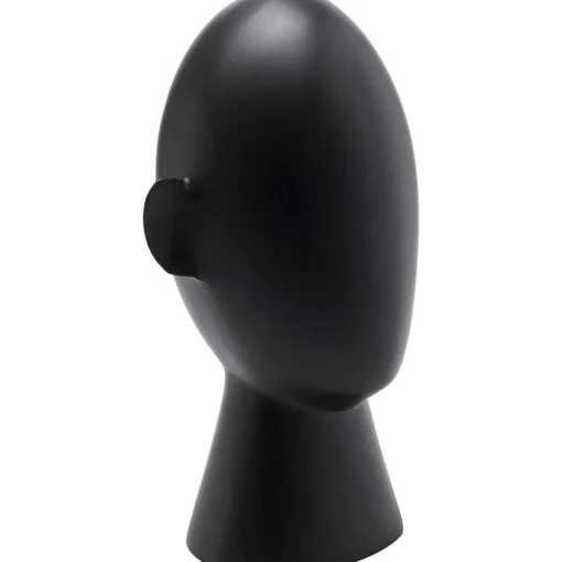 KARE Design Objets Déco|Objet Décoratif Abstract Face Noir 34Cm