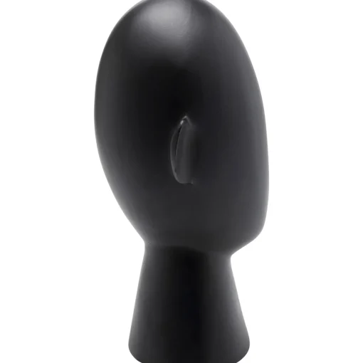 KARE Design Objets Déco|Objet Décoratif Abstract Face Noir 34Cm