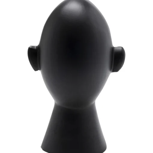 KARE Design Objets Déco|Objet Décoratif Abstract Face Noir 34Cm