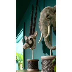 KARE Design Objets Déco|Objet Décoratif Antelope Head Pearls Gm