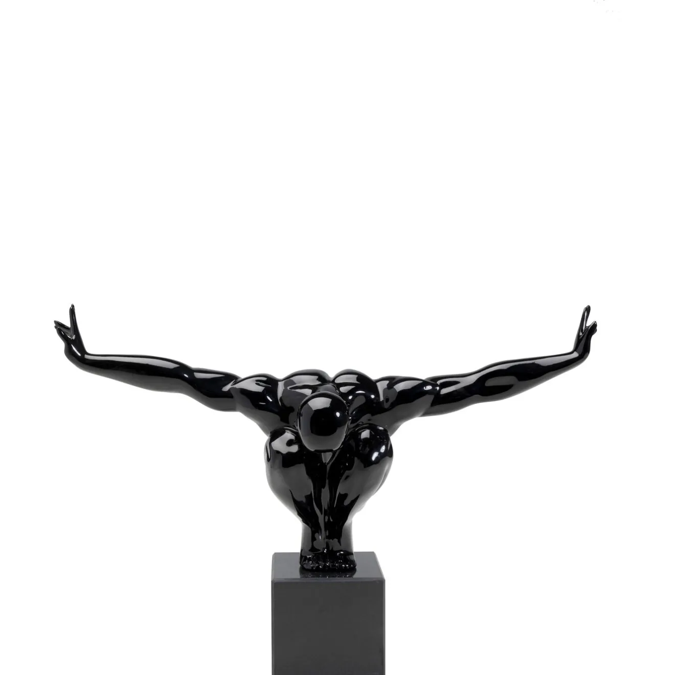 KARE Design Objets Déco|Objet Décoratif Athlete Noir 75Cm