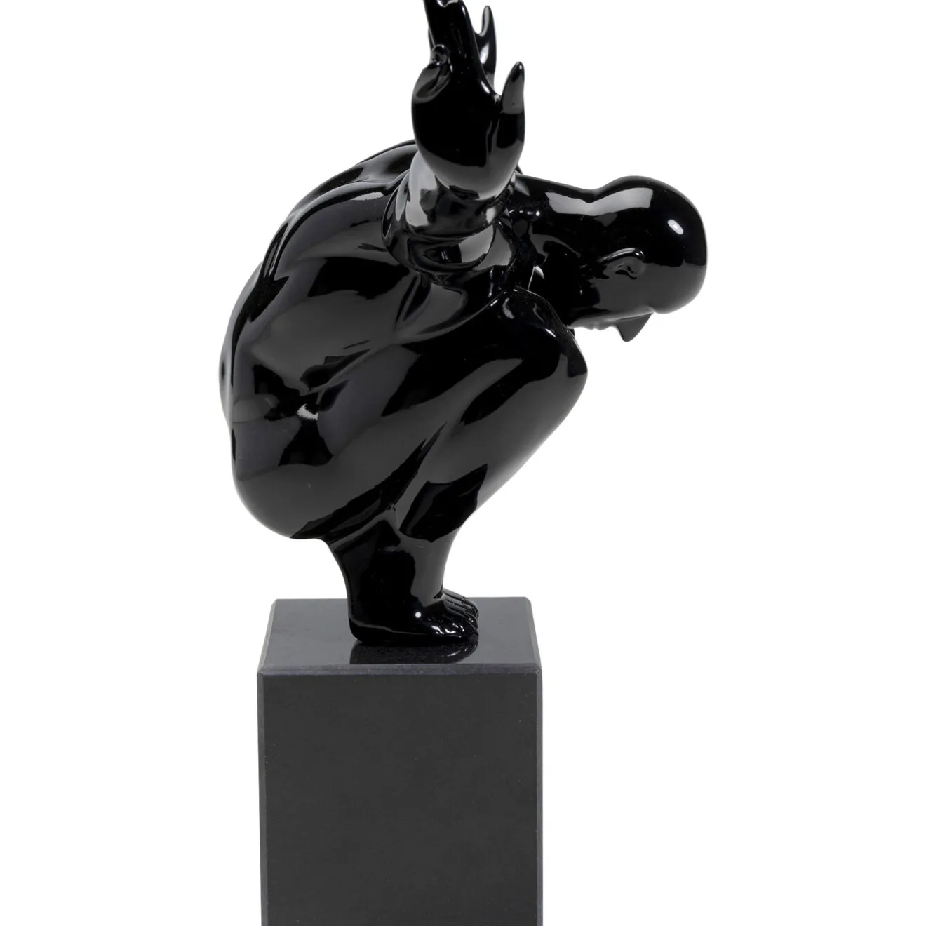 KARE Design Objets Déco|Objet Décoratif Athlete Noir 75Cm