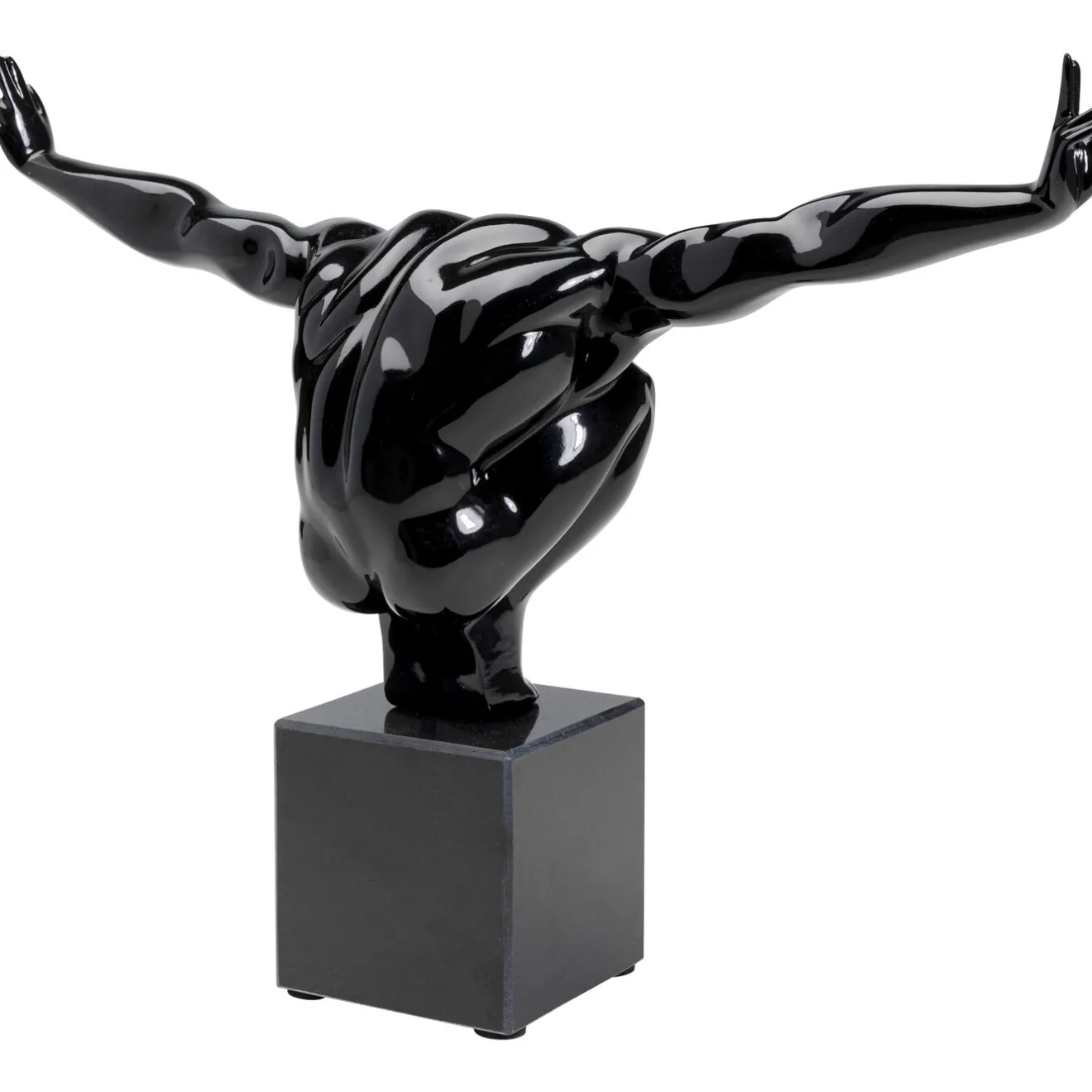 KARE Design Objets Déco|Objet Décoratif Athlete Noir 75Cm