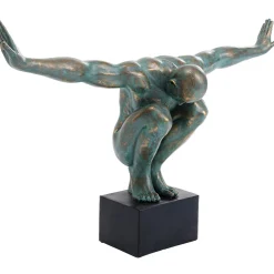 KARE Design Objets Déco|Objet Décoratif Athlete Xl Antique Vert 100Cm