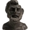 KARE Design Objets Déco|Objet Décoratif Bearded Man Anthracite 11Cm