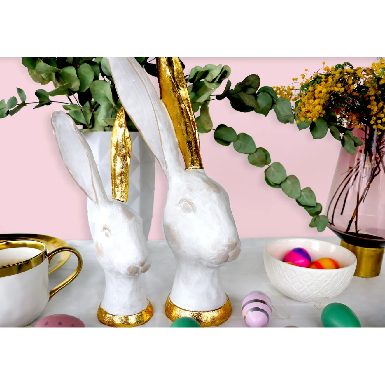 KARE Design Objets Déco|Objet Décoratif Bunny Dore 30Cm
