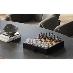 KARE Design Objets Déco|Objet Décoratif Chess Antique 36X33Cm