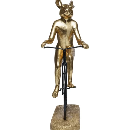 KARE Design Objets Déco|Objet Décoratif Cyclist Rabbit 39Cm