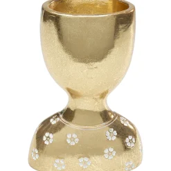 KARE Design Objets Déco|Objet Décoratif Daisy Head Dore 19Cm