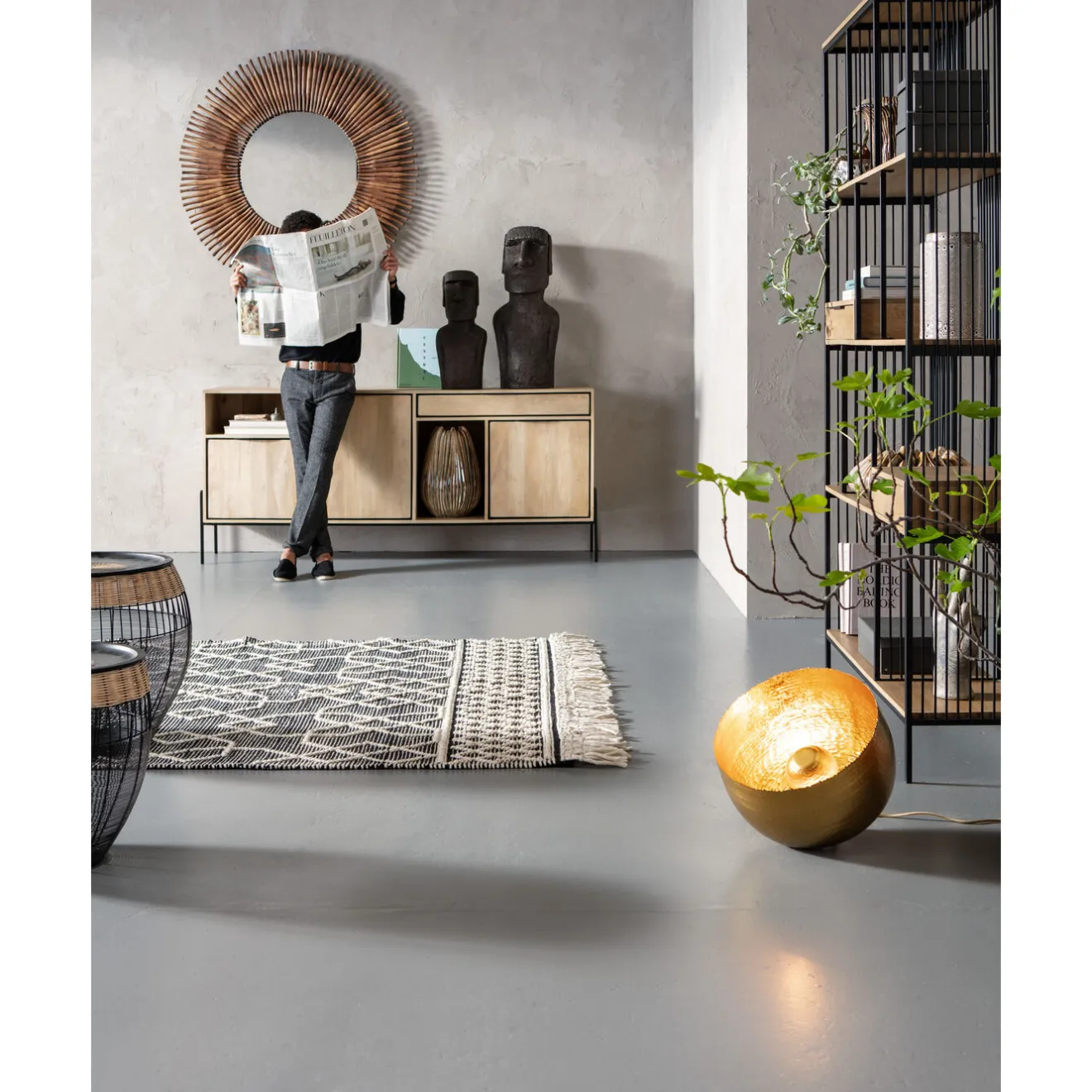 KARE Design Objets Déco|Objet Décoratif Easter Island 59Cm