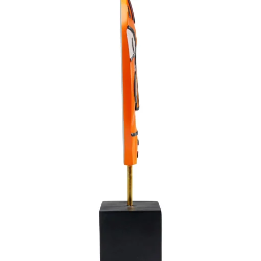 KARE Design Objets Déco|Objet Décoratif Face Orange 50Cm