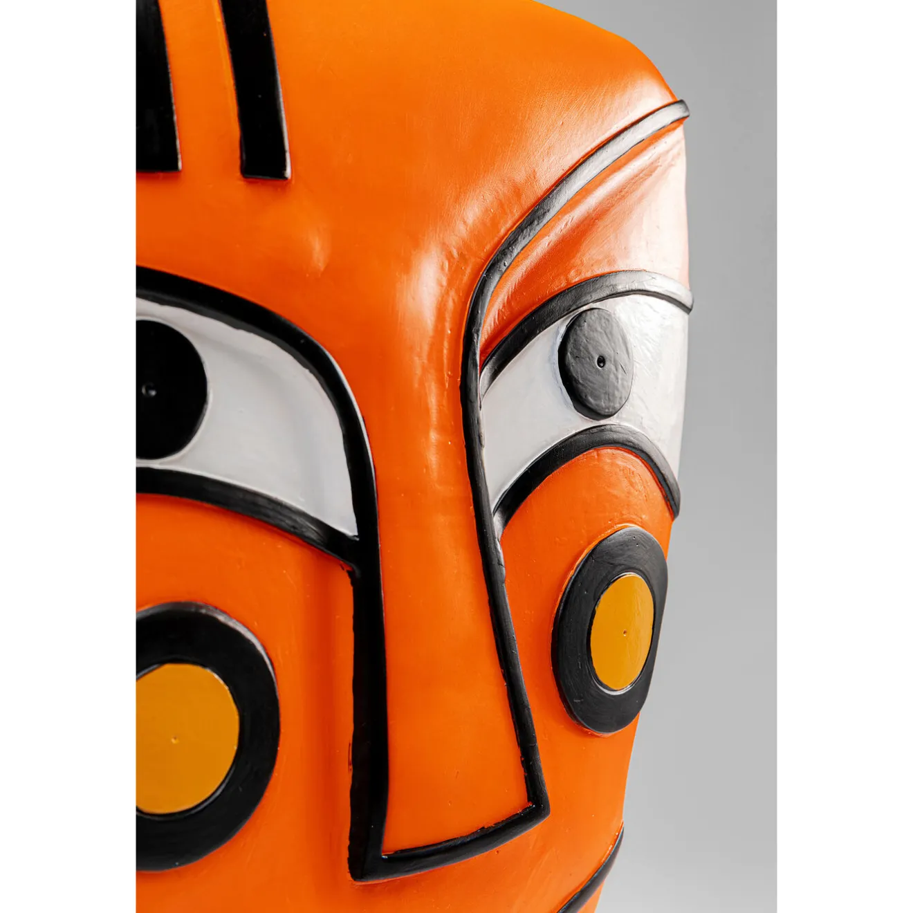 KARE Design Objets Déco|Objet Décoratif Face Orange 50Cm