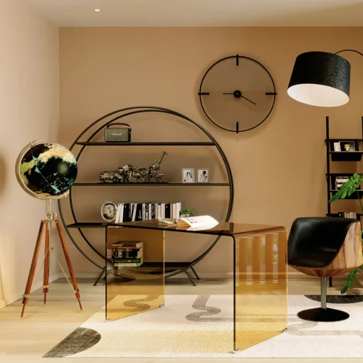 KARE Design Objets Déco|Objet Décoratif Globe Earth Noir