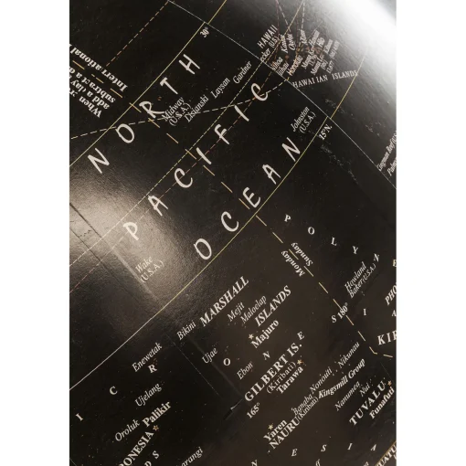 KARE Design Objets Déco|Objet Décoratif Globe Earth Noir