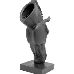 KARE Design Objets Déco|Objet Décoratif Horse Face Noir 72Cm