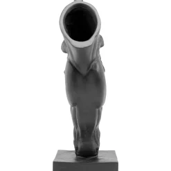 KARE Design Objets Déco|Objet Décoratif Horse Face Noir 57Cm