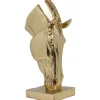 KARE Design Objets Déco|Objet Décoratif Horse Face Dore 57Cm