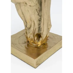 KARE Design Objets Déco|Objet Décoratif Horse Face Dore 57Cm
