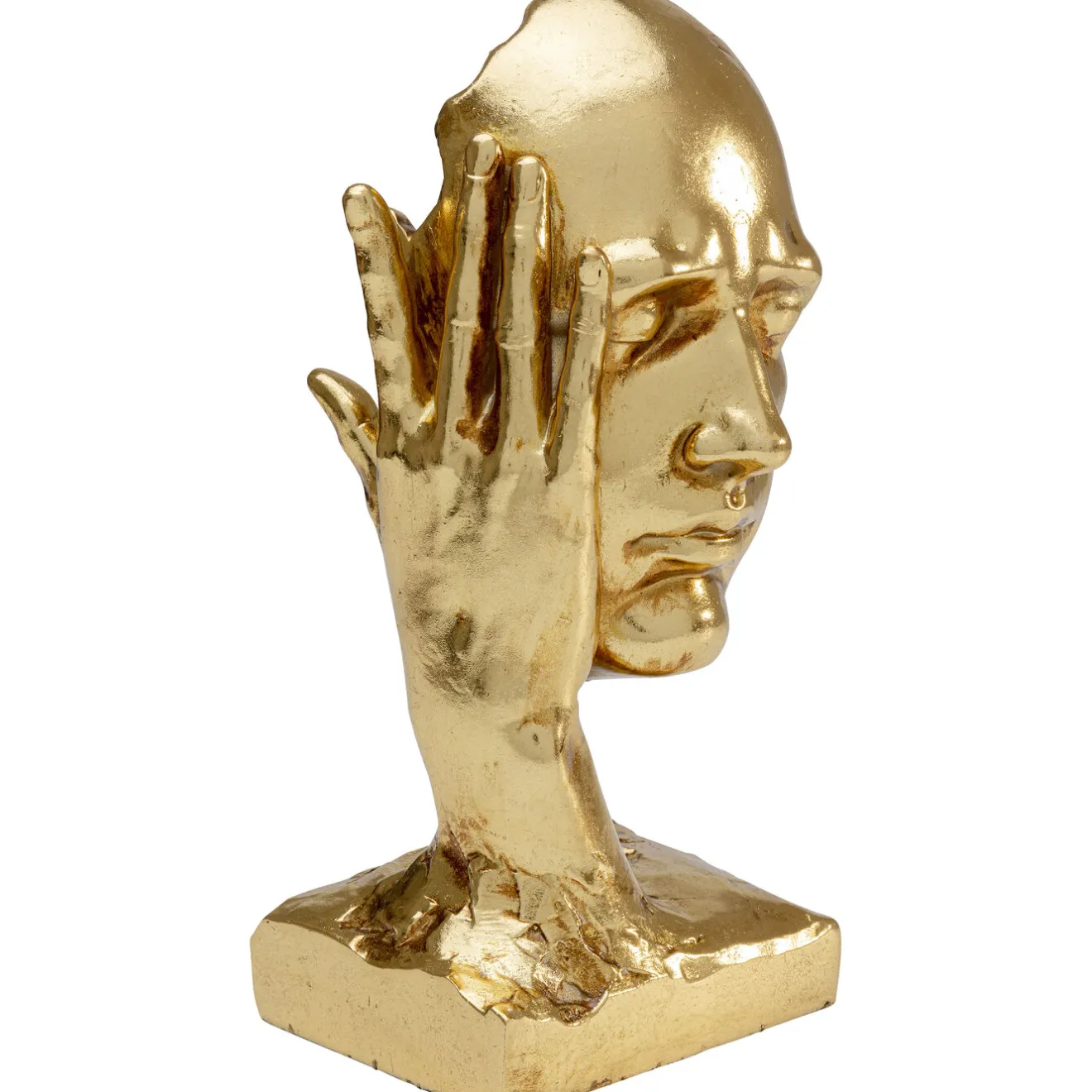 KARE Design Objets Déco|Objet Décoratif In My Mind Dore 30Cm