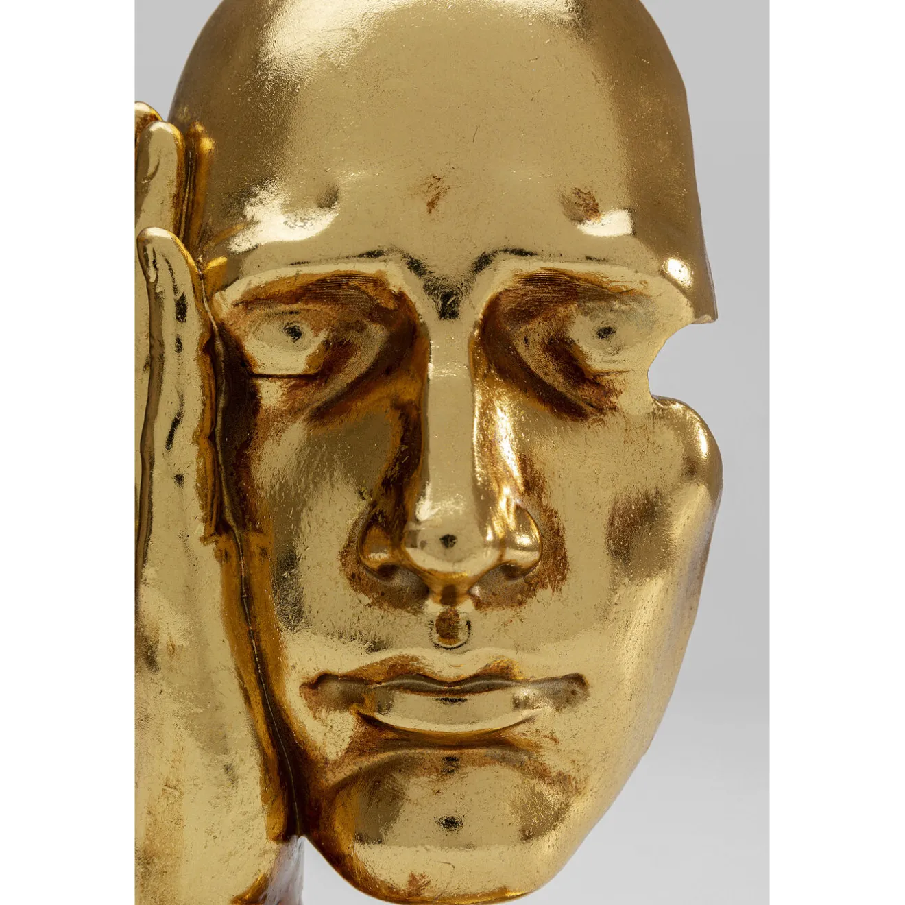 KARE Design Objets Déco|Objet Décoratif In My Mind Dore 30Cm