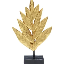 KARE Design Objets Déco|Objet Décoratif Leaves Dore 25Cm