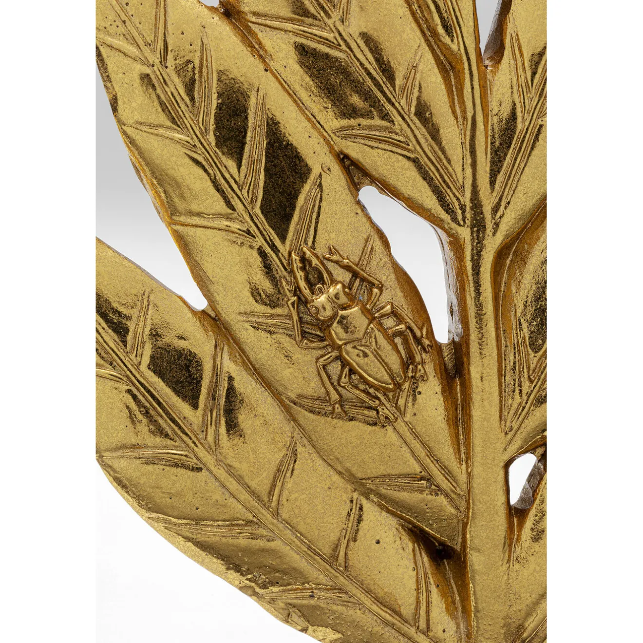KARE Design Objets Déco|Objet Décoratif Leaves Dore 25Cm