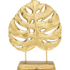 KARE Design Objets Déco|Objet Décoratif Monstera Leaf Dore 36Cm