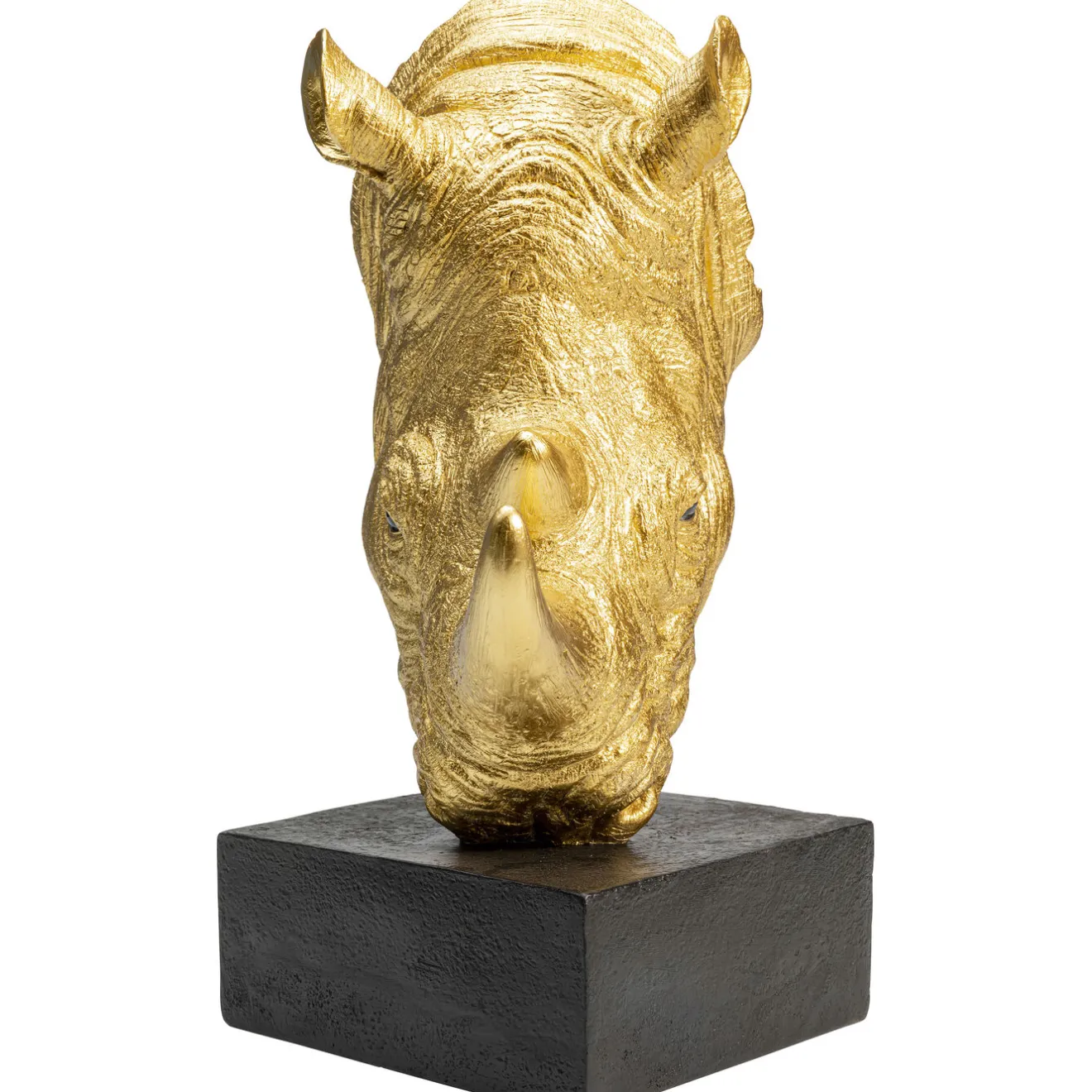 KARE Design Objets Déco|Objet Décoratif Rhino Dore 51Cm