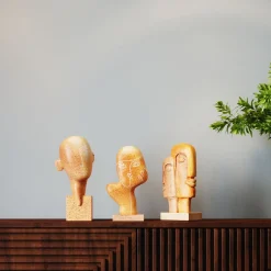 KARE Design Objets Déco|Objet Décoratif Thought Marron 27Cm