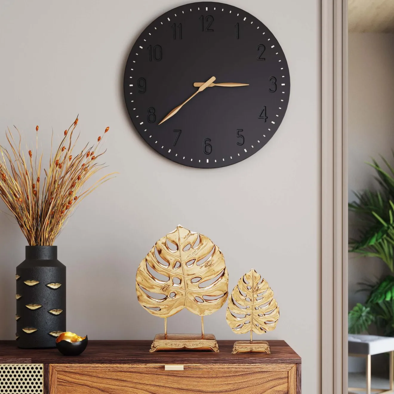 KARE Design Objets Déco|Objet Décoratif Wisdom Dore 26Cm