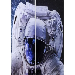 KARE Design Paravents|Paravent Triptychon Man Vs Oldtimer 120X180