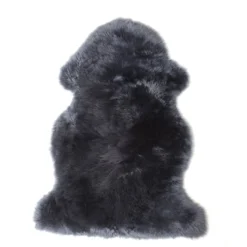 KARE Design Tapis À Poils Courts|Peau De Mouton 95 Cm Anthracite