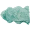 KARE Design Tapis À Poils Courts|Peau De Mouton 95 Cm Turquoise