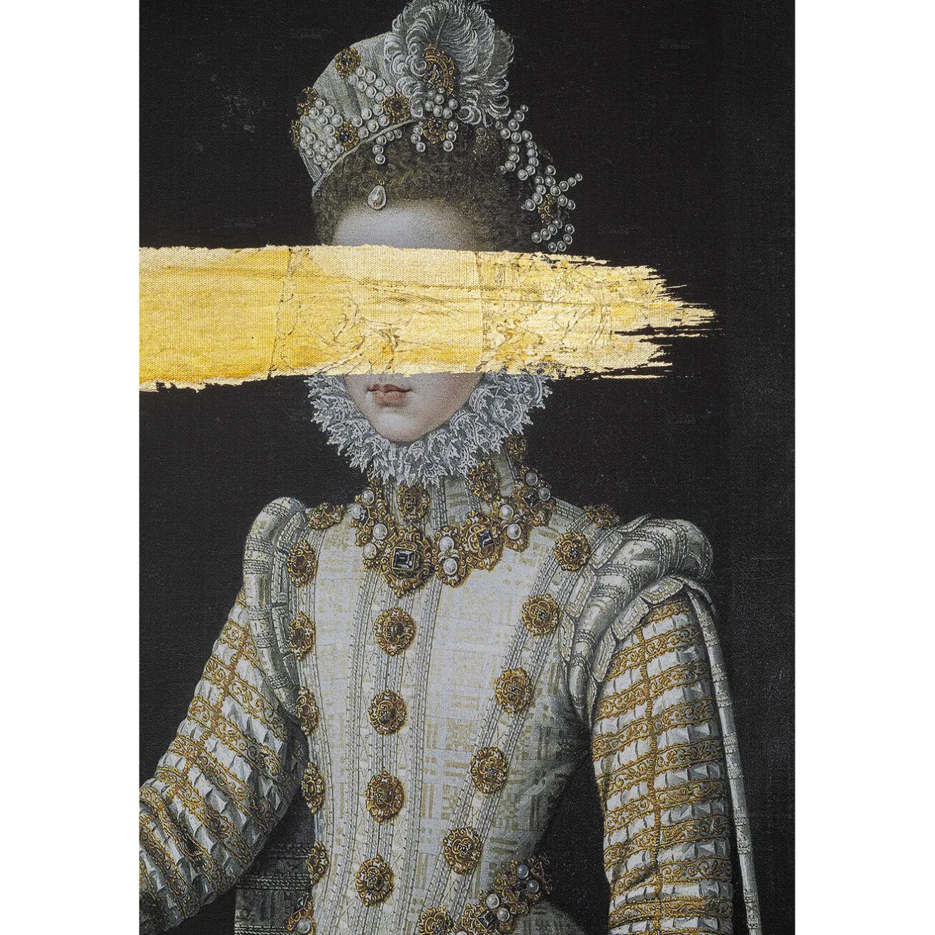 KARE Design Tableaux Encadres|Peinture A L Huile Frame Incognito Baroness 80X100