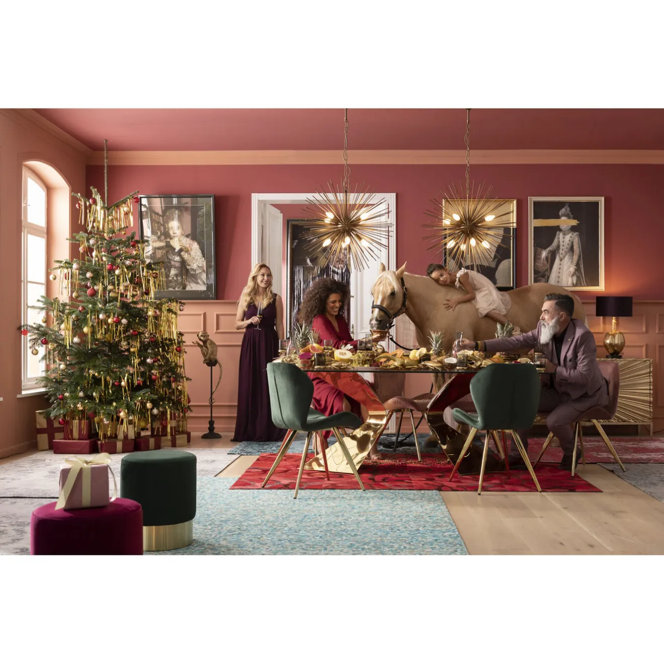 KARE Design Tableaux Encadres|Peinture A L Huile Frame Incognito Baroness 80X100