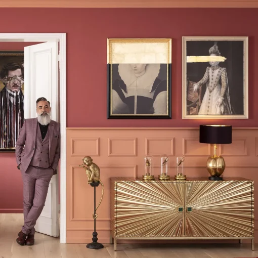 KARE Design Tableaux Encadres|Peinture A L Huile Frame Incognito Lady 80X100Cm