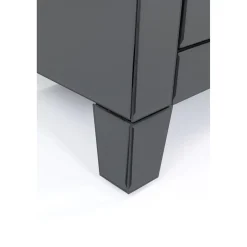 KARE Design Tables De Chevet|Petite Commode Luxury Push 2 Tiroirs Gris