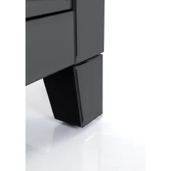 KARE Design Tables De Chevet|Petite Commode Luxury Push 2 Tiroirs Gris